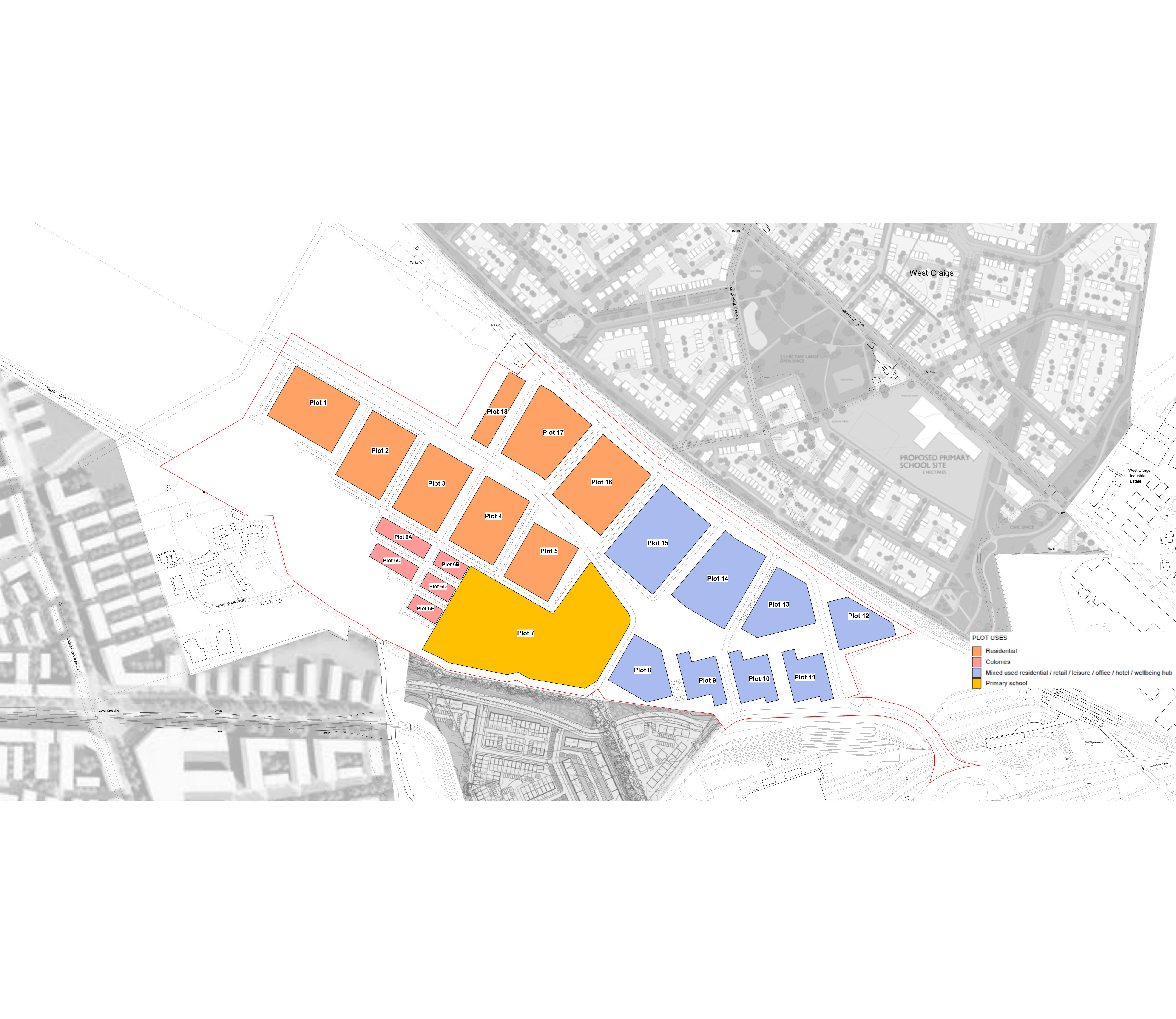 £1bn plan submitted for 3,000 homes and primary school in Edinburgh